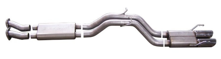 gib17405 Grand Cherokee 6.1L 06-10 Aluminiserat Cat-Back Avgassystem Gibson