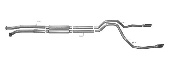 gib2009566 Tundra (2020 fits the 5.7L) 4.6L-5.7L 07-20 Doube Cab, Standard Bed 6.5” Aluminiserat Cat-Back Avgassystem Gibson