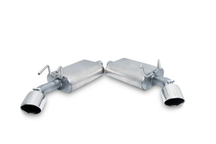 gib320001 Camaro 3.6L 10-15 Aluminiserat Axle Back Avgassystem Gibson