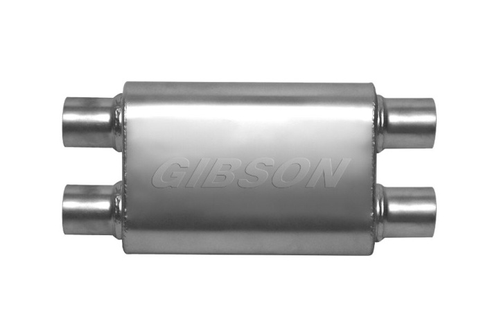 gib55105S Oval Superflow Muffler Dual / Dual 2.25