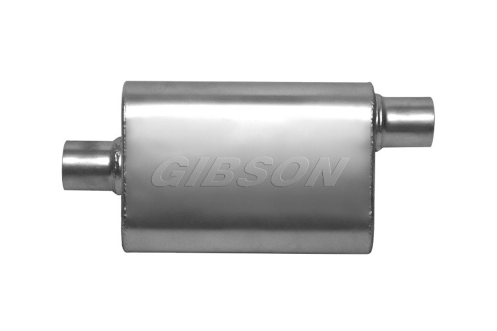 gib55121S Oval Superflow Muffler Center/ Offset 2.25