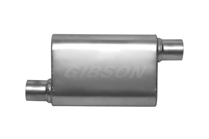 gib55131S Oval Superflow Muffler Offset/Offset 2.25