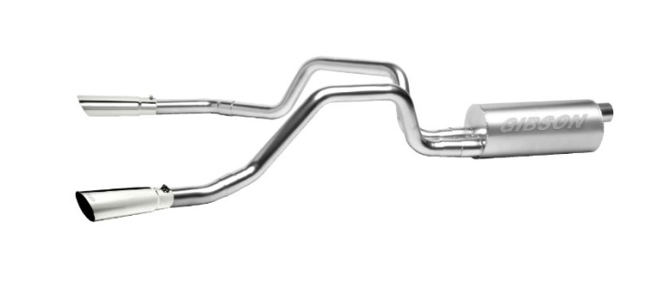 gib5539 S10 Pickup/ Sonoma 2.2L 98-03 Aluminiserat Cat-Back Avgassystem Gibson