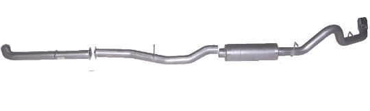 gib615587 Suburban 1500 5.7L 94-95 Rostfritt Cat-Back Avgassystem Gibson