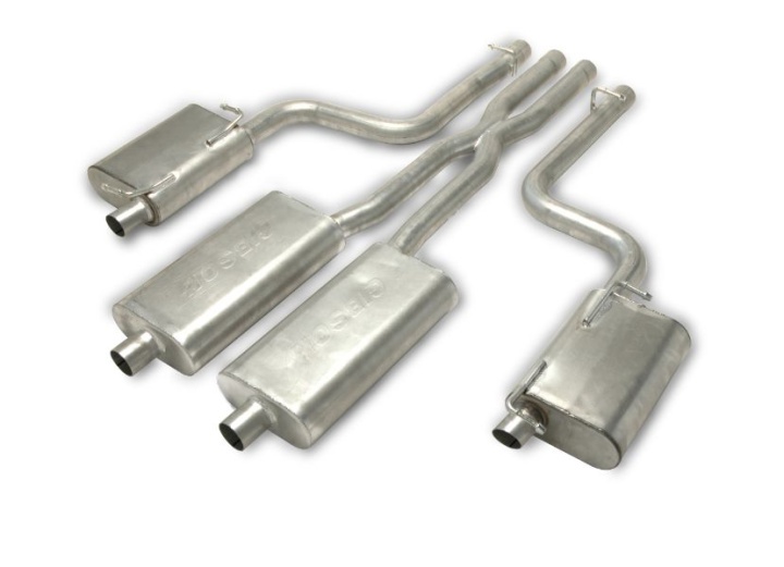 gib617008 Charger RT 5.7L 11-14 Dual Exhaust Rostfritt Cat-Back Avgassystem Gibson