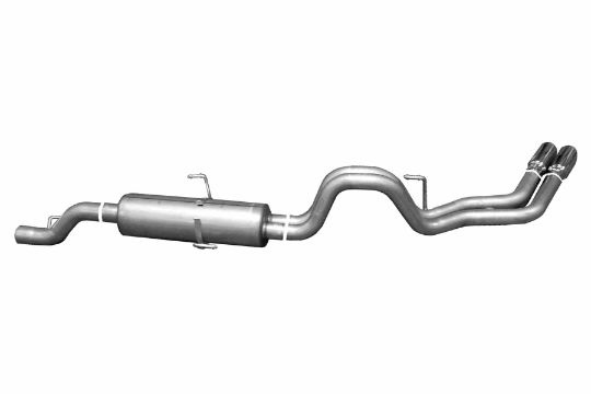 gib6401 Ram 2500 Pickup/ Ram 3500 Pickup 5.7L 03-04 Aluminiserat Cat-Back Avgassystem Gibson