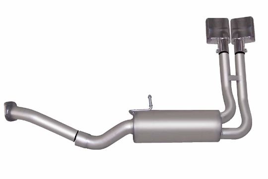 gib65519-1 Silverado / Sierra 1500 4.3L-4.8L-5.3L 99-01 Standard Cab,Long Bed Rostfritt Cat-Back Avgassystem Gibson