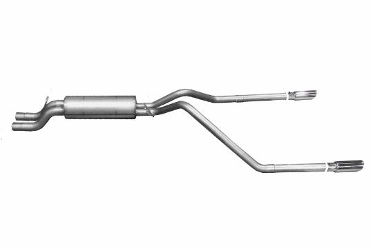 gib65550 Silverado 2500 / Sierra 2500 6.0L 01-06 Rostfritt Cat-Back Avgassystem Gibson