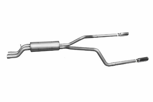 gib65558-4 Silverado / Sierra 2500 HD / 3500 HD 6.0L 8.1L 01-06 Extended & Crew Cab, Long Bed Rostfritt Cat-Back Avgassystem Gibson