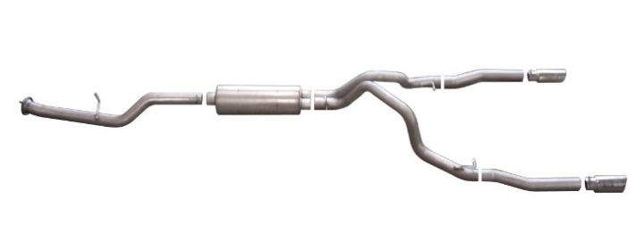 gib65620 Silverado / Sierra 2500 HD / 3500 HD 6.0L 6.0L 07-10 Rostfritt Cat-Back Avgassystem Gibson