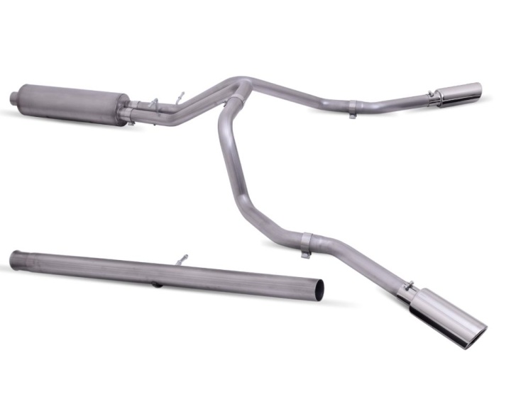 gib65690 Silverado 1500 / Sierra 1500 4.3L-5.3L 19-20 Rostfritt Cat-Back Avgassystem Gibson