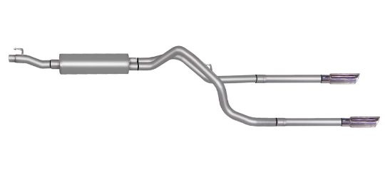 gib66504-1 Ram 1500 Pickup 4.7L 02-05 Rostfritt Cat-Back Avgassystem Gibson