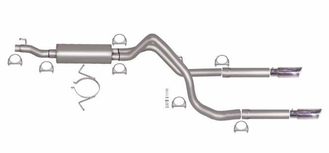 gib66549 Ram 1500 Pickup 5.7L 06-08 Rostfritt Cat-Back Avgassystem Gibson