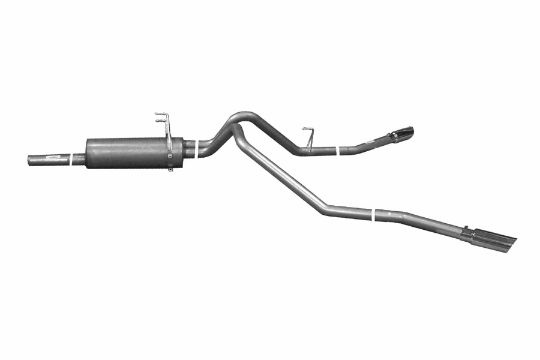 gib67500-1 Tundra 4.7L 03-06 Double Cab, Short Bed 4dr Rostfritt Cat-Back Avgassystem Gibson