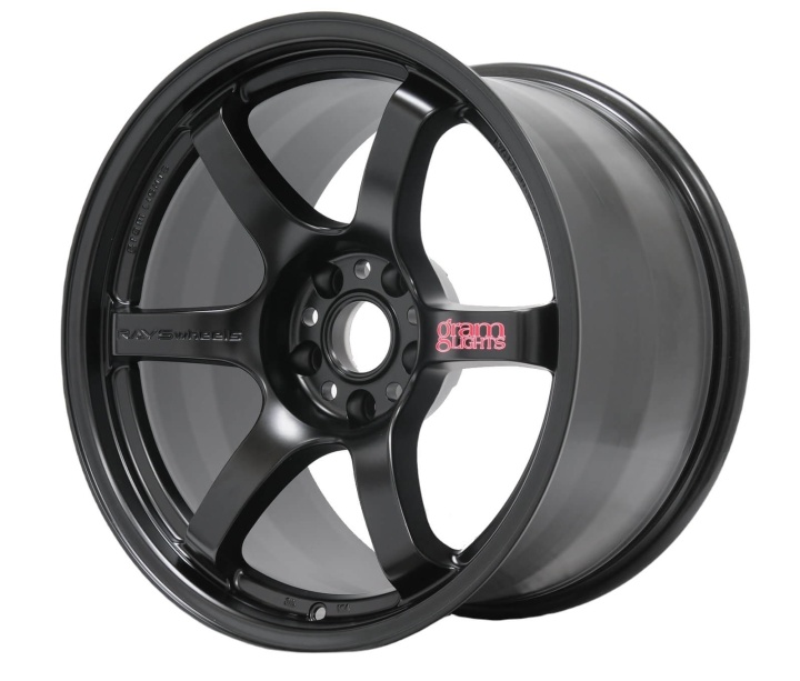 glsWGI225EH Gram Lights 57DR 19X8.5 +25 5-114.3 SEMI GLOSS BLACK