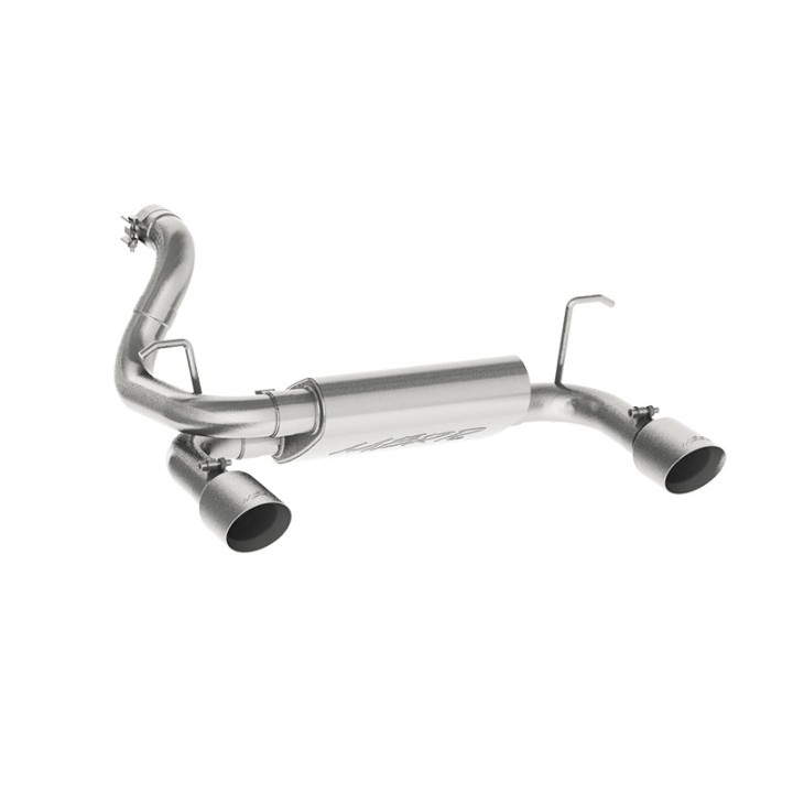 mbrp-S5529409 2018+ Jeep Wrangler (JL) 3.6L V6 Dubbla Utblås Bak Axle-Back T409 Avgassystem MBRP