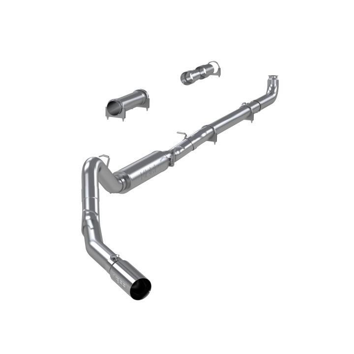 2500/3500 Duramax, EC/CC 2001-2007 4'' Downpipe-Back Singel Sidoutblås ...