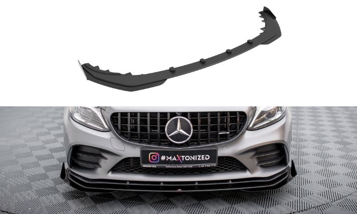 Mercedes AMG C43 Coupe C205 Facelift 2018-2022 Street Pro Frontläpp / Frontsplitter + Splitters Maxton Design i gruppen Välj bilmodell / Mercedes Benz / C-Class 15-21 (W205) / Styling hos DDESIGN AB (v-MEC205F43CCNCFD1BFSF1G)