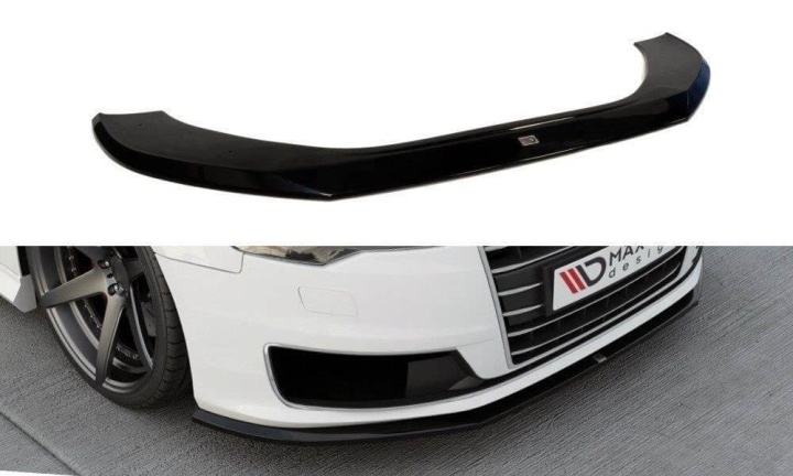 var-AU-A6-C7-U-FD1T Audi A6 C7 2014-2017 Frontsplitter Facelift Maxton Design 