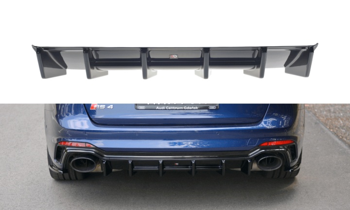 var-AU-RS4-B9-AV-RS1T Audi RS4 B9 2017+ Diffuser Maxton Design 