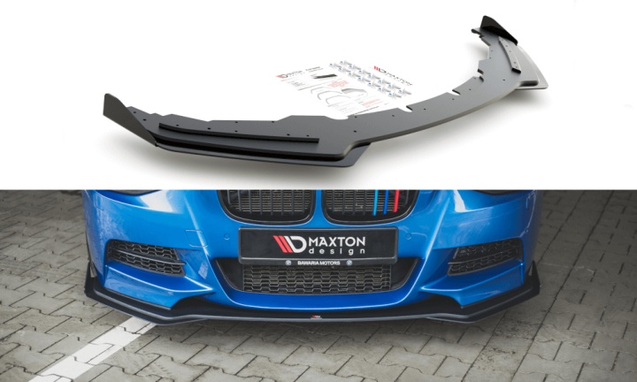 var-BM1F20MCNC-FD1B-FSF1G BMW 1-Serie F20 M135i 2011-2015 Racing Frontsplitter + Splitters V.1 Maxton Design 