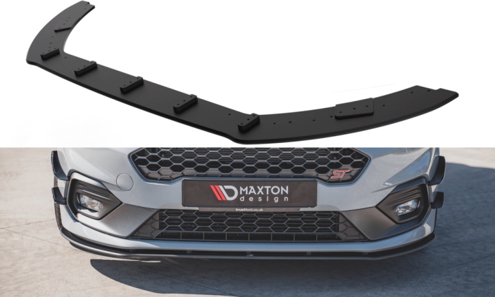 var-FOFI8STCNC-FD1B Ford Fiesta MK8 ST / ST-Line 2018+ Racing Durability Frontsplitter V.1 Maxton Design 