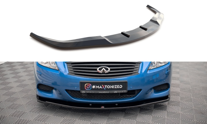 var-IN-G37S-C-FD1T Infiniti G37 Coupe 2009-2013 Frontsplitter V.1 Maxton Design 