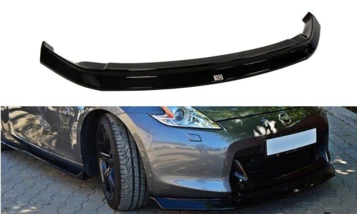 var-NI-370-FD1T Nissan 370Z 2009-2012 Frontsplitter V.1 Maxton Design 