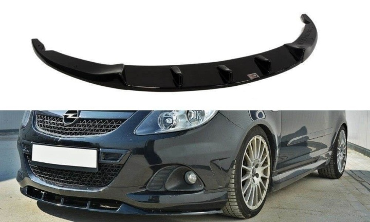 var-OP-CO-D-OPC-NRB-FD1T Opel Corsa D OPC Nurburg 2004-2014 Frontsplitter V.1 Maxton Design 