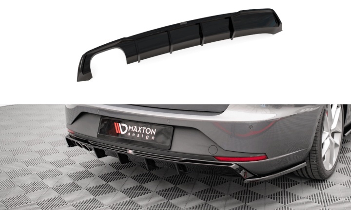 var-SE-LE-3-FR-ST-RS1T Seat Leon FR Sportstourer 2012-2016 Diffuser V.1 Maxton Design 