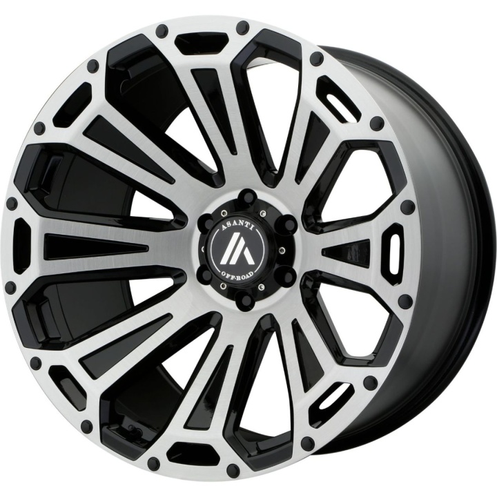 wlp-AB813-201263BB40N Asanti Off Road Cleaver 20X12 ET-40 6X135 87.30 Black-Brushed