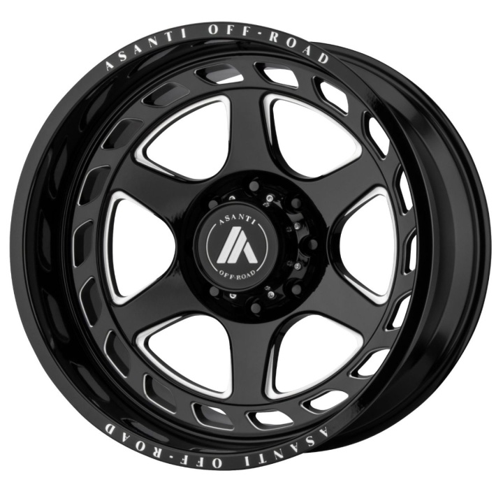 wlp-AB816-201063GB18N Asanti Off Road Anvil 20X10 ET-18 6X135 87.30 Gloss Black Milled