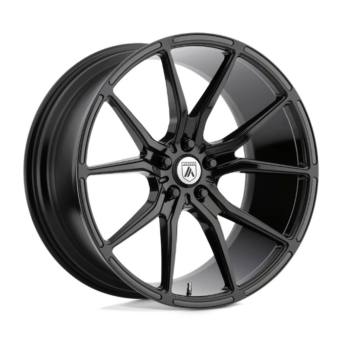 wlp-ABL13-22901515BK Asanti Black Vega 22X9 ET15 5X115 72.60 Gloss Black