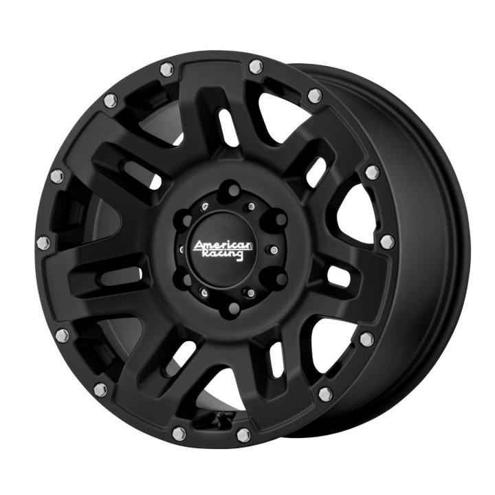 wlp-AR20079050718 American Racing Yukon 17X9 ET18 5x127 78.30 Cast Iron Black