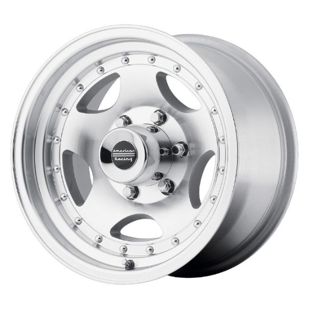 wlp-AR235861 American Racing Ar23 15X8 ET-19 5x120.7 83.06 Machined W/ Clear Coat