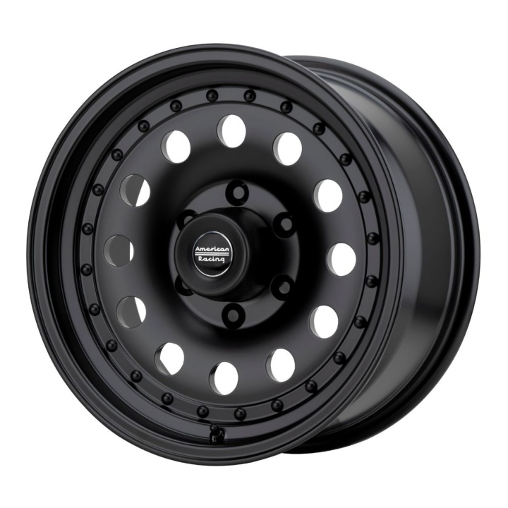 wlp-AR624734B American Racing Outlaw Ii 14X7 ET0 4x108 75.50 Satin Black