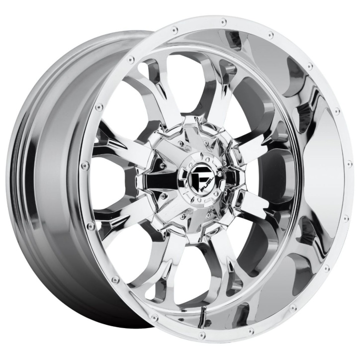 wlp-D51620001750 Fuel 1PC Krank 20X10 ET-12 8X170 125.10 Chrome Plated