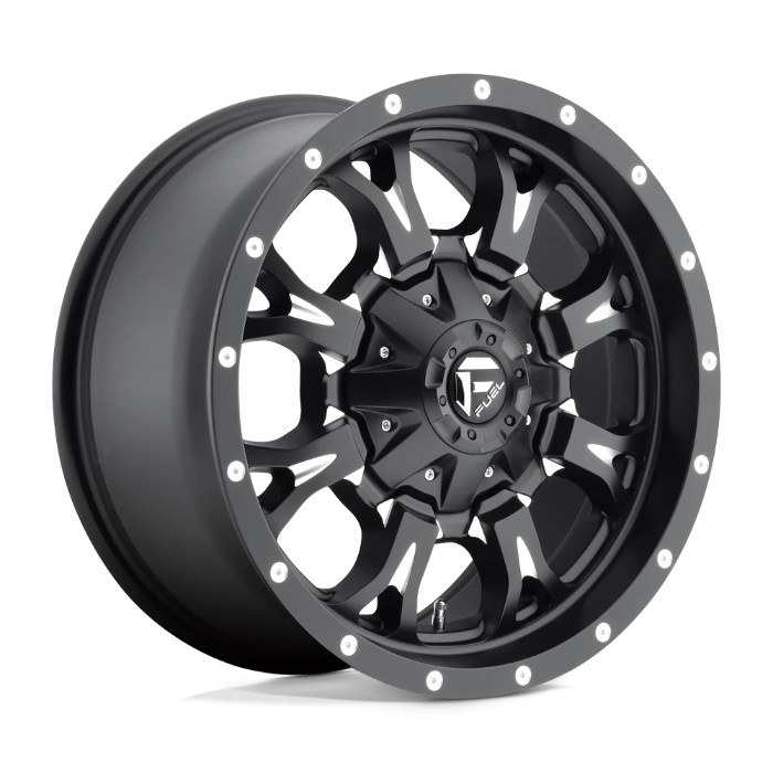 wlp-D51718901857 Fuel 1PC Krank 18X9 ET20 8X180 125.10 Matte Black Milled