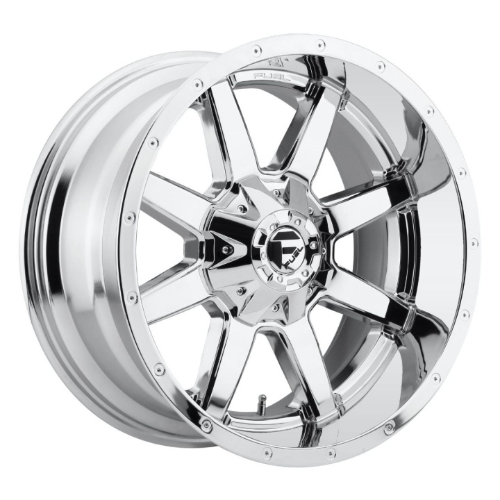 wlp-D53617908245 Fuel 1PC Maverick 17X9 ET-12 8X165.1 125.10 Chrome Plated