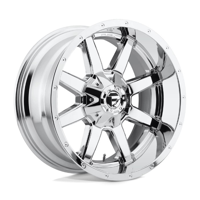 wlp-D53620009847 Fuel 1PC Maverick 20X10 ET-18 6X135/139.7 106.10 Chrome Plated