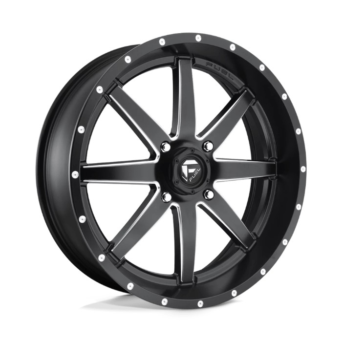 wlp-D5381470A654 Fuel UTV Maverick 14X7 ET38 4X137 110.10 Matte Black Milled