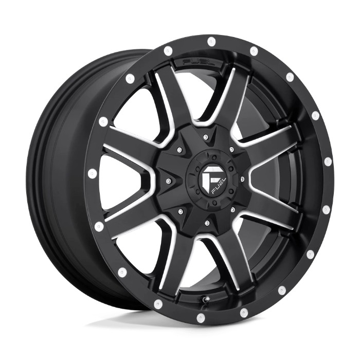 wlp-D53817902645 Fuel 1PC Maverick 17X9 ET-12 5x114.3/5.0 78.10 Matte Black Milled