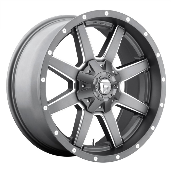 wlp-D54220009847 Fuel 1PC Maverick 20X10 ET-18 6X135/139.7 106.10 Matte Gun Metal Milled