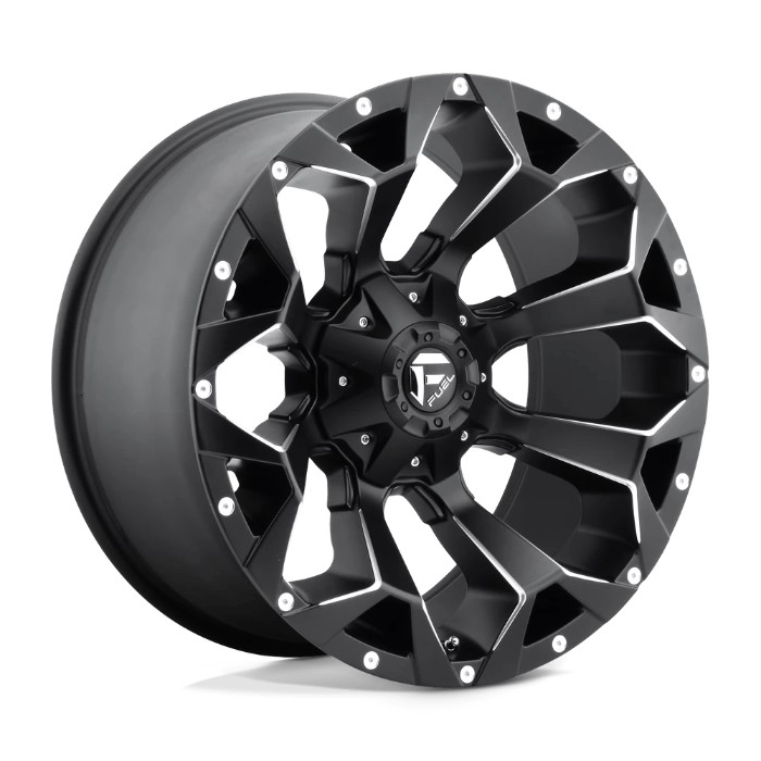 wlp-D54620201747 Fuel 1PC Assault 20X12 ET-43 8X170 125.10 Matte Black Milled