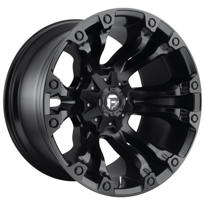 wlp-D56015800437 Fuel 1PC Vapor 15X8 ET-16 5x114.3/120.7 72.56 Matte Black