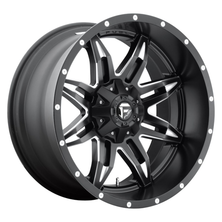 wlp-D56720001750 Fuel 1PC Lethal 20X10 ET-12 8X170 125.10 Matte Black Milled