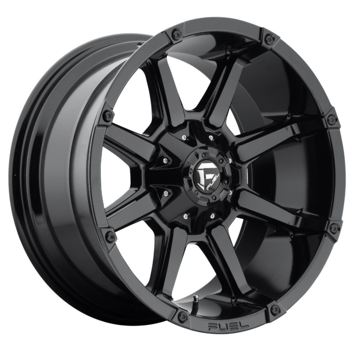 wlp-D57517902645 Fuel 1PC Coupler 17X9 ET-12 5x114.3/5.0 78.10 Gloss Black