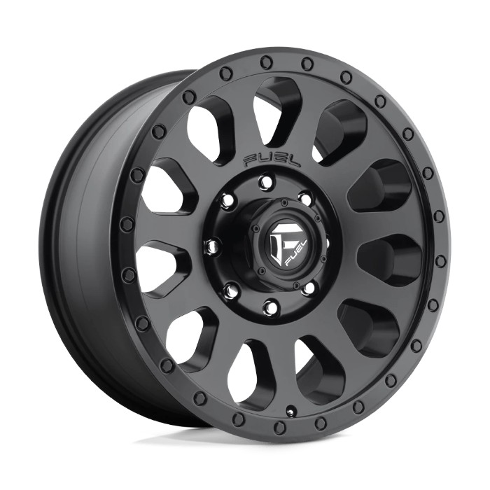 wlp-D57916808352 Fuel 1PC Vecor 16X8 ET20 6X139.7 108.00 Matte Black