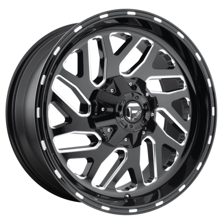 wlp-D58120001847 Fuel 1PC Triton 20X10 ET-18 8X180 124.20 Gloss Black Milled