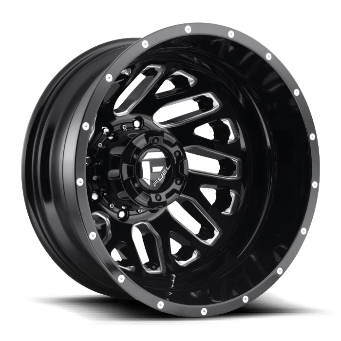 wlp-D58122829235 Fuel 1PC Triton 22X8.25 ET-201 8X200 142.00 Gloss Black Milled